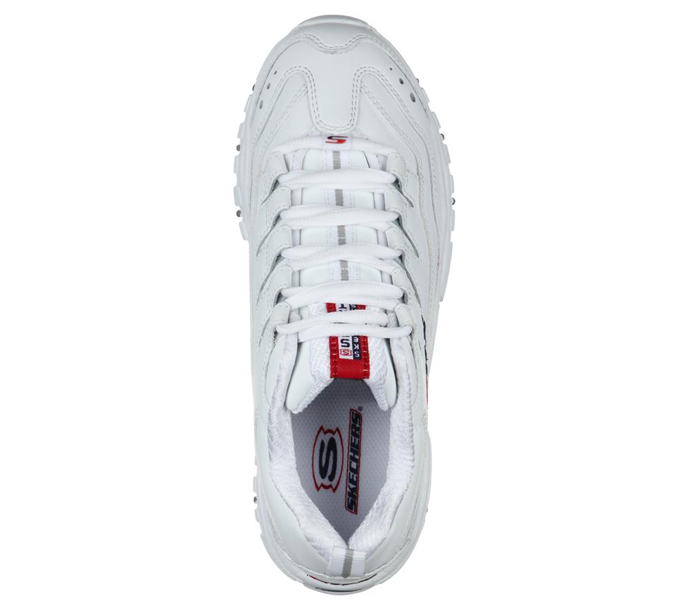 Women Skechers Energy - Timeless Vision Lace Up Shoes White  USA |  6810-PJWMI