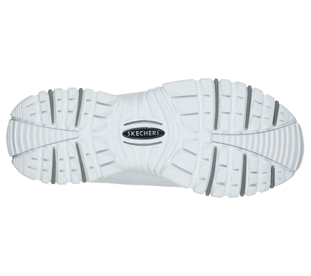 Women Skechers Energy - Timeless Vision Lace Up Shoes White  USA |  6810-PJWMI