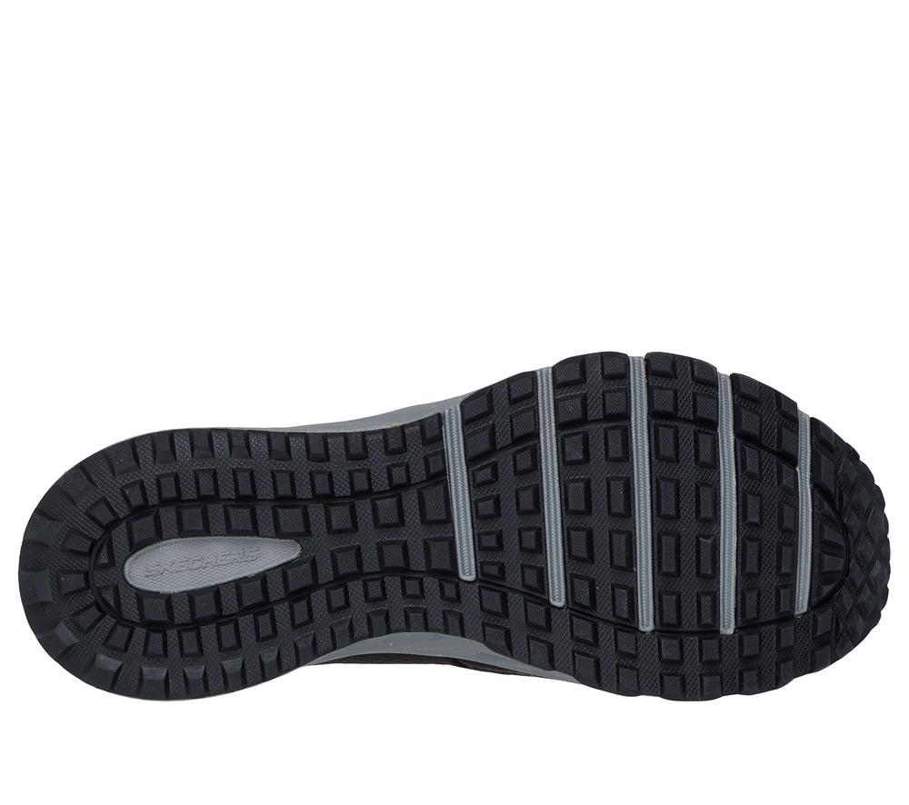 Women Skechers Escape Plan - Endless Pursuit Lace Up Shoes Black / Hot Pink  USA |  6548-KQSOM