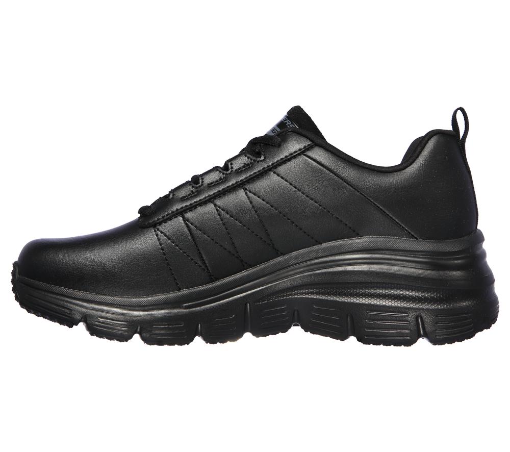 Women Skechers Fashion Fit - Effortless Lace Up Shoes Black  USA |  6279-CVHWG