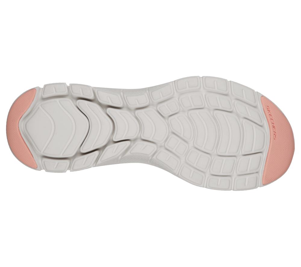 Women Skechers Flex Appeal 4.0 - Active Flow Lace Up Shoes Light Pink  USA |  5649-UQWRC