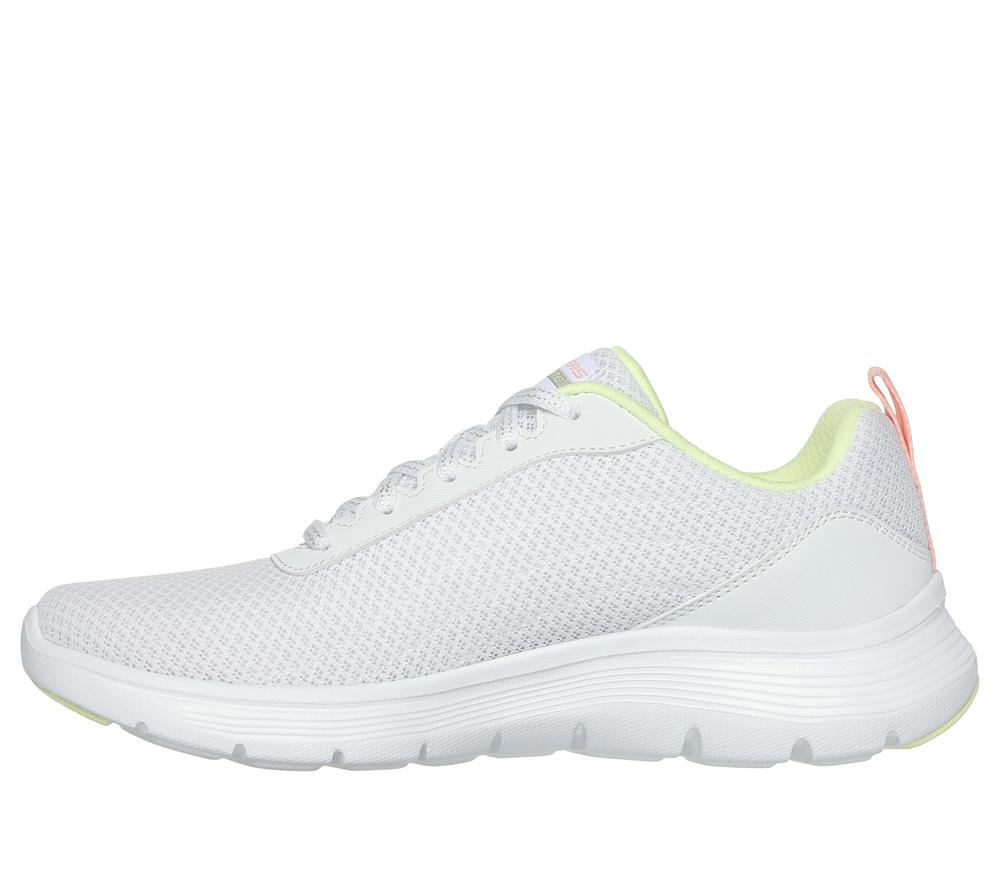 Women Skechers Flex Appeal 5.0 - New Thrive Lace Up Shoes White / Multicolor  USA |  2103-WPXIK
