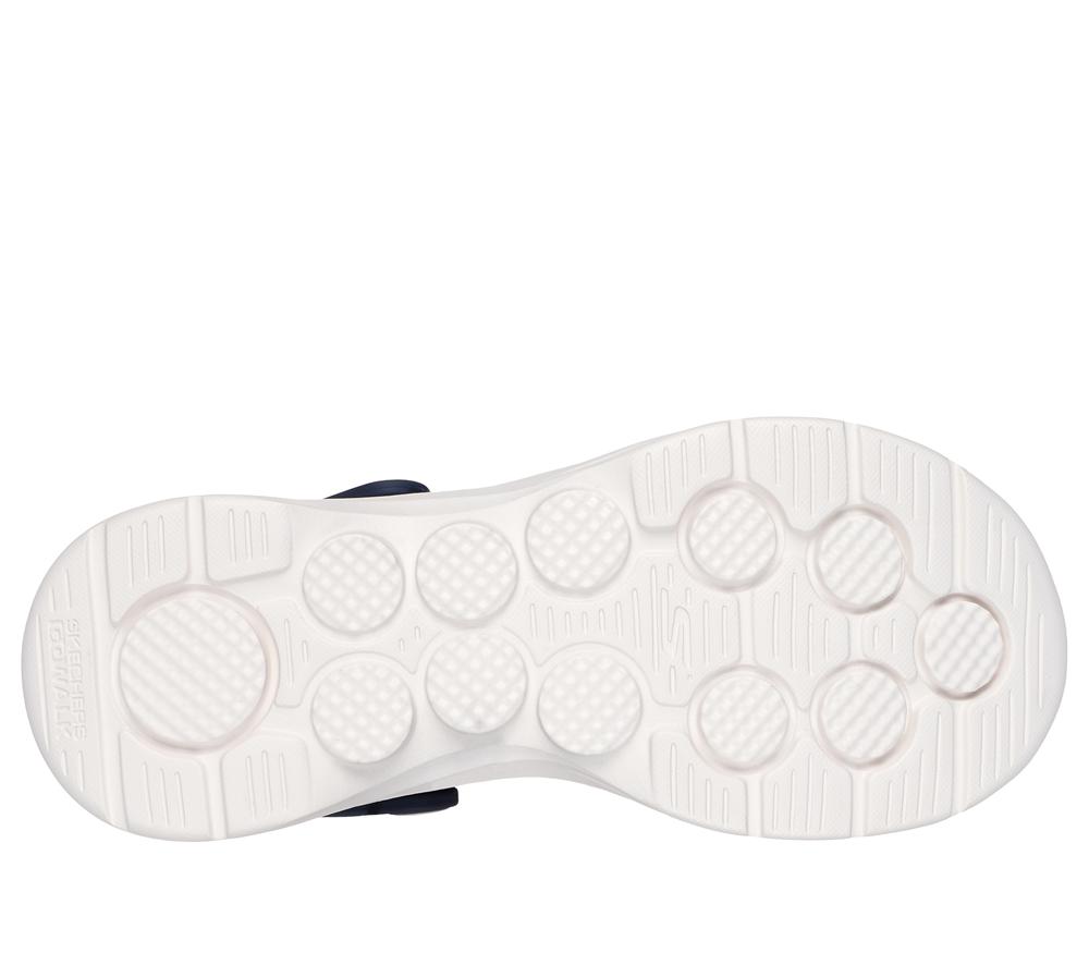 Women Skechers Foamies: GO WALK 7 - Joyous Sandals Navy / White  USA |  7328-PBDUL