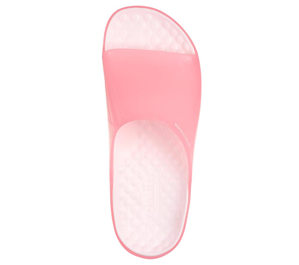 Women Skechers Foamies: Namaste - Inner Peace Sandals Pink  USA |  6801-PRHKJ