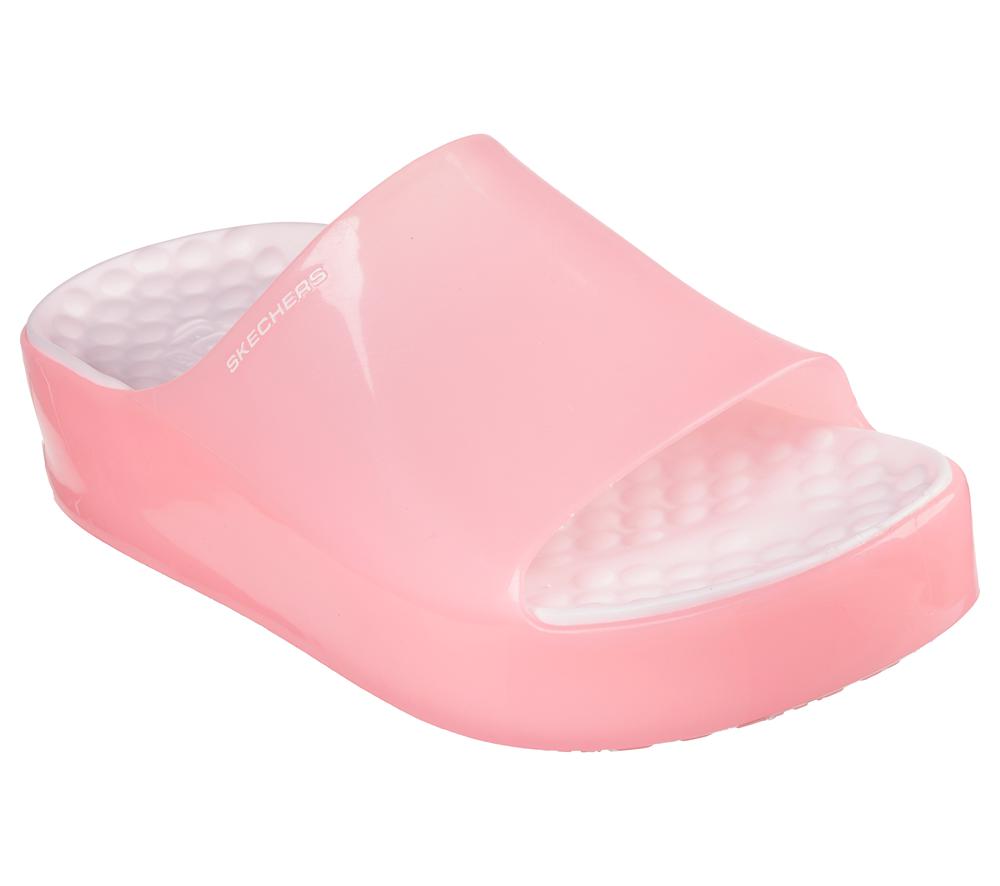 Women Skechers Foamies: Namaste - Inner Peace Sandals Pink  USA |  6801-PRHKJ