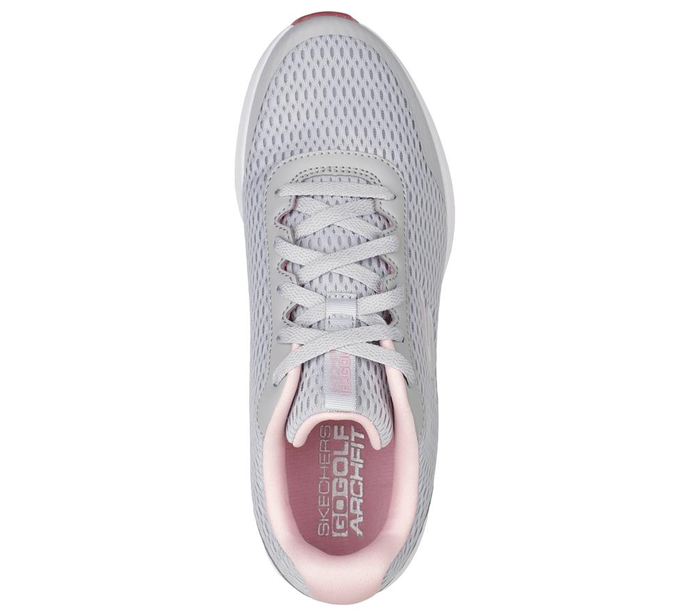 Women Skechers GO GOLF Max Fairway 3 Sneakers Grey / Pink  USA |  6931-HAMVL