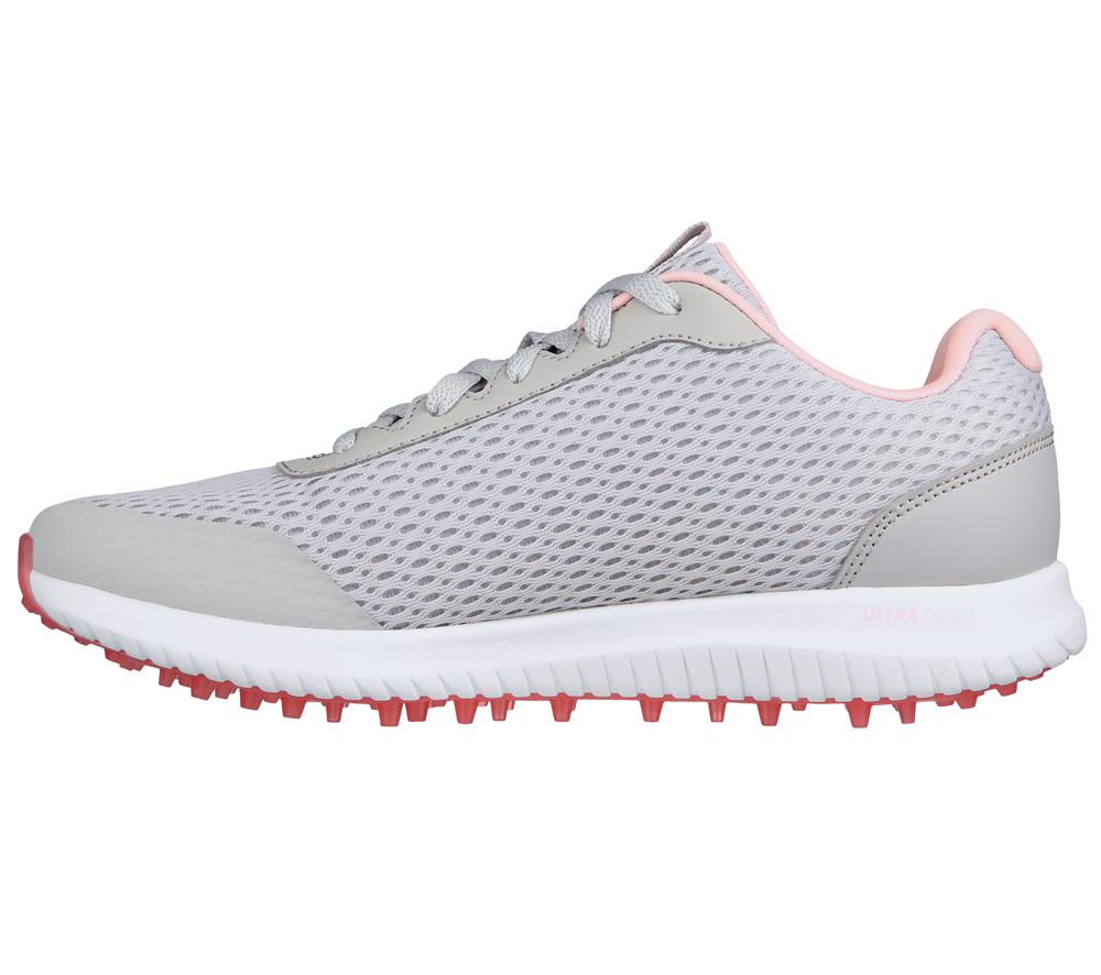 Women Skechers GO GOLF Max Fairway 3 Sneakers Grey / Pink  USA |  6931-HAMVL