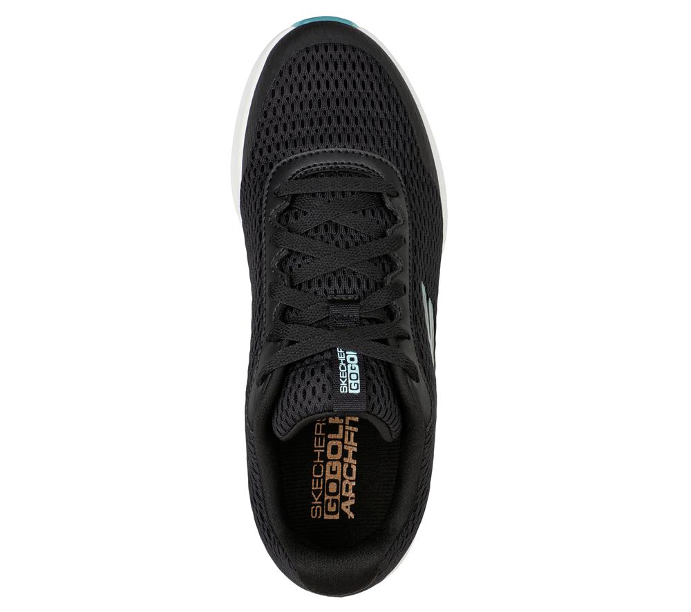 Women Skechers GO GOLF Max Fairway 3 Sneakers Black / Turquoise  USA |  1287-NUKVD