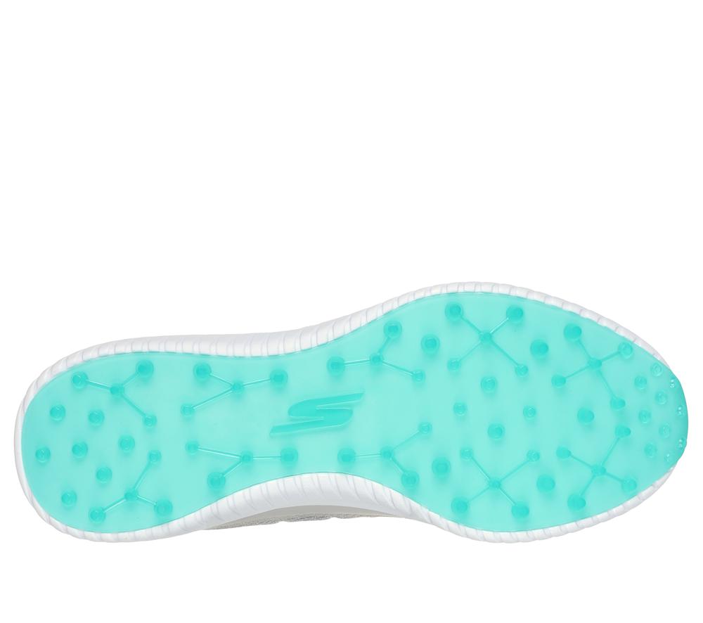 Women Skechers GO GOLF Max - Fairway 4 Lace Up Shoes Grey / Turquoise  USA |  0397-CUBVO