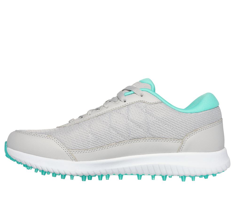 Women Skechers GO GOLF Max - Fairway 4 Lace Up Shoes Grey / Turquoise  USA |  0397-CUBVO
