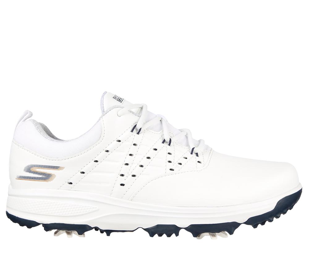 Women Skechers GO GOLF Pro V.2 Sneakers White / Navy  USA |  7295-NUYHV