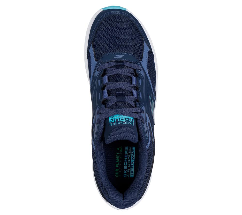 Women Skechers GO RUN Consistent 2.0 - Advantage Lace Up Shoes Navy / Blue  USA |  4036-FOQRL