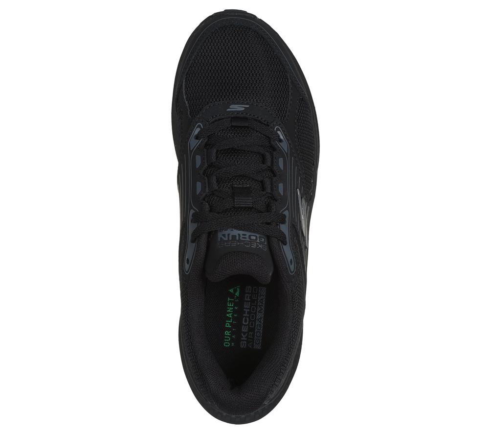 Women Skechers GO RUN Consistent 2.0 - Advantage Lace Up Shoes Black  USA |  5241-XRWEY