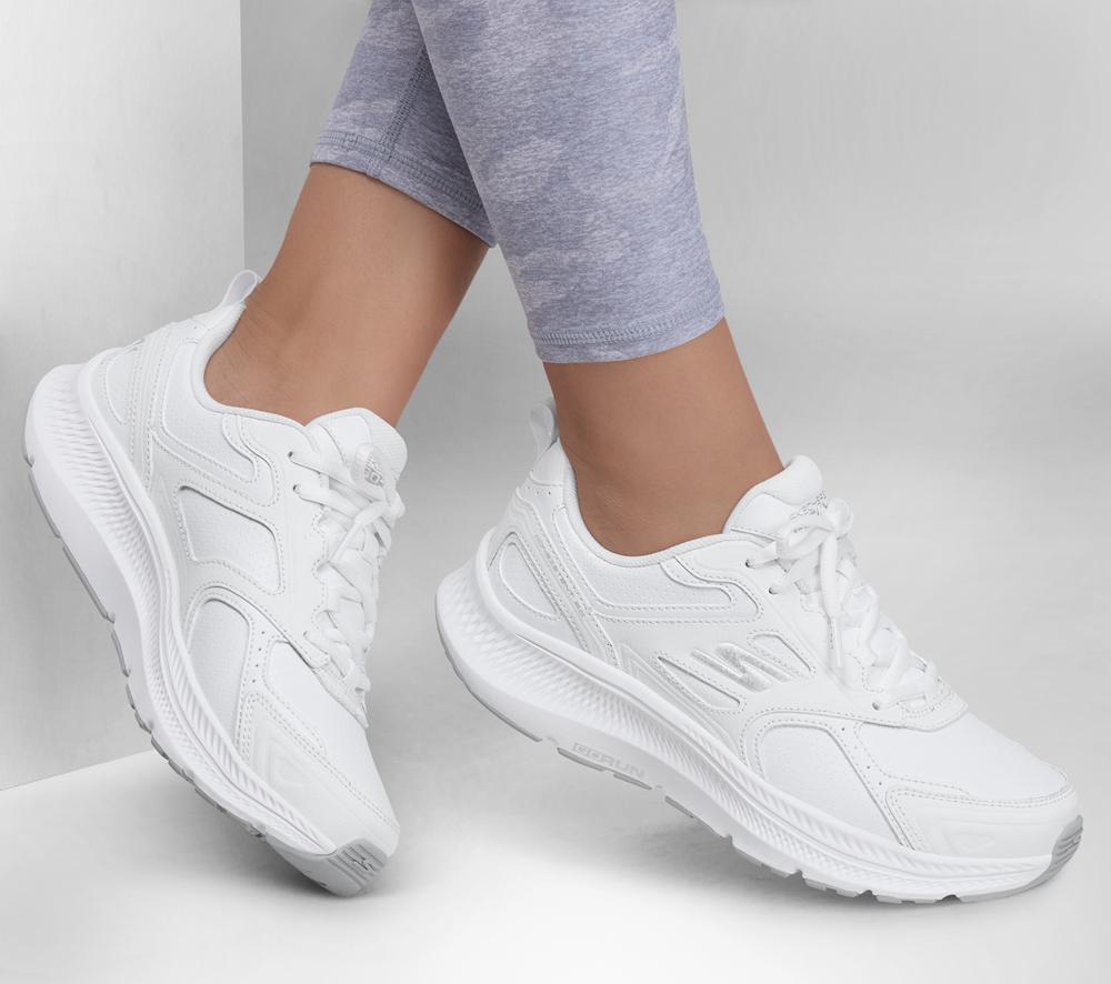 Women Skechers GO RUN Consistent 2.0 - Sumpter Trail Sneakers White  USA |  7206-QHPKR