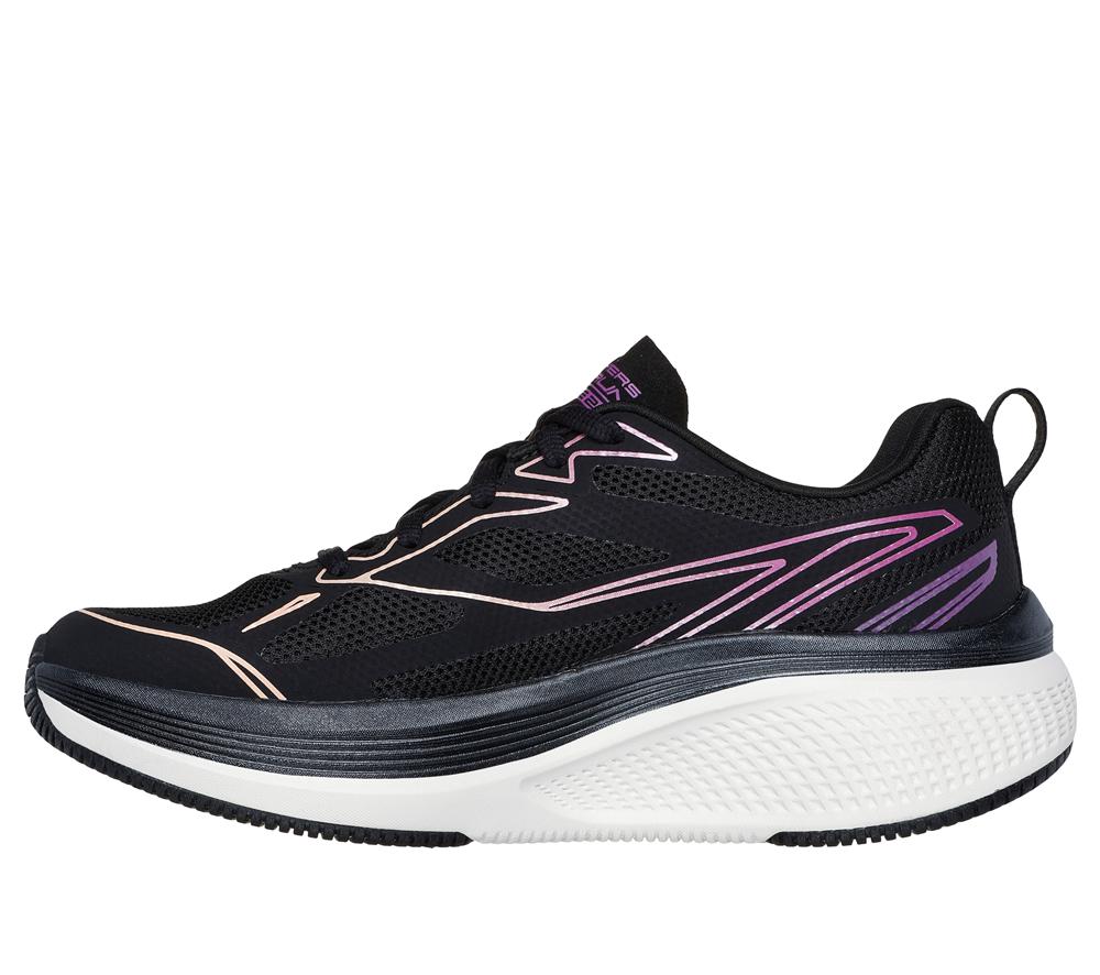 Women Skechers GO RUN Elevate 2.0 - Allaire Lace Up Shoes Black / Purple  USA |  6217-XCWOE
