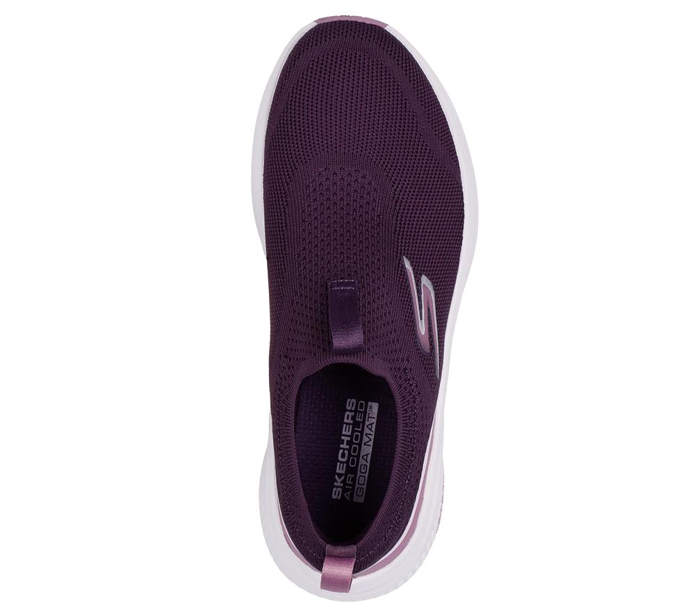 Women Skechers GO RUN Elevate - Cadena Sneakers Plum Purple  USA |  4150-SWNVH