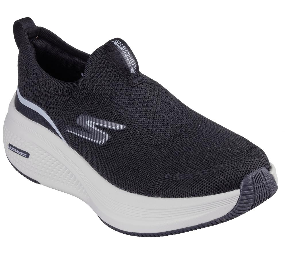 Women Skechers GO RUN Elevate - Cadena Sneakers Black / Grey  USA |  2134-QRESW