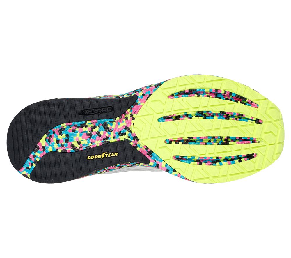 Women Skechers GO RUN RAZOR 5 Sneakers White / Multicolor  USA |  7490-CNEYW