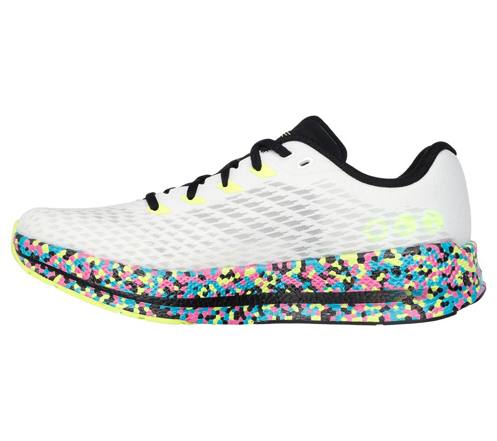 Women Skechers GO RUN RAZOR 5 Sneakers White / Multicolor  USA |  7490-CNEYW