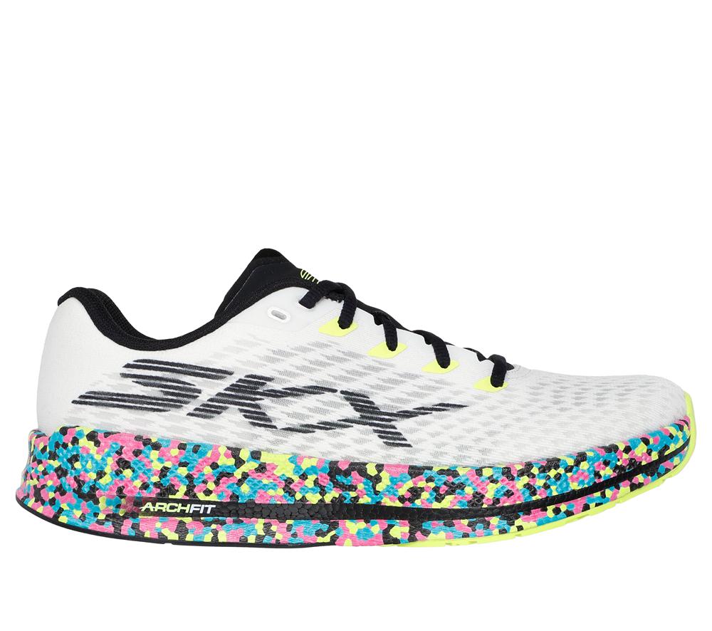 Women Skechers GO RUN RAZOR 5 Sneakers White / Multicolor  USA |  7490-CNEYW