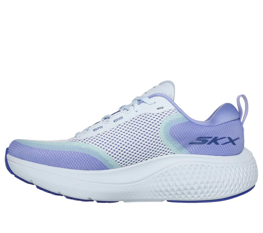 Women Skechers GO RUN Supersonic Max Lace Up Shoes Lavender / Aqua  USA |  6193-GXEKC