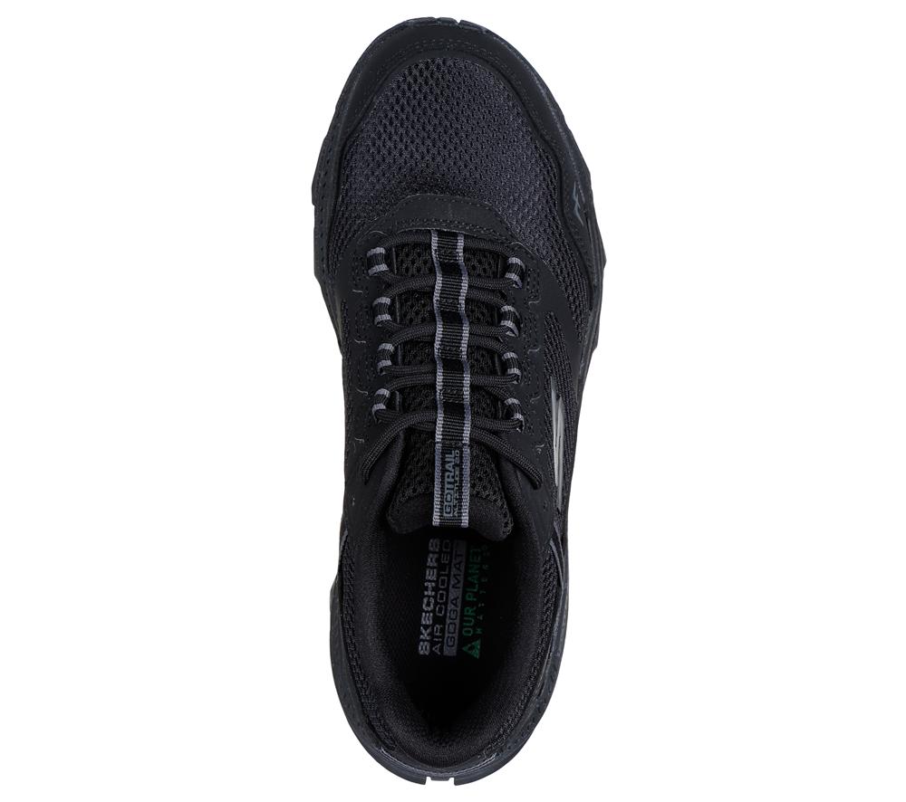 Women Skechers GO RUN Trail Altitude 2.0 - Ravine Lace Up Shoes Black  USA |  5648-BWNDH