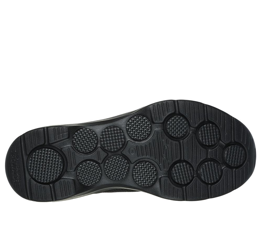 Women Skechers GO WALK 7 - Clear Path Lace Up Shoes Black  USA |  9126-FRHLY
