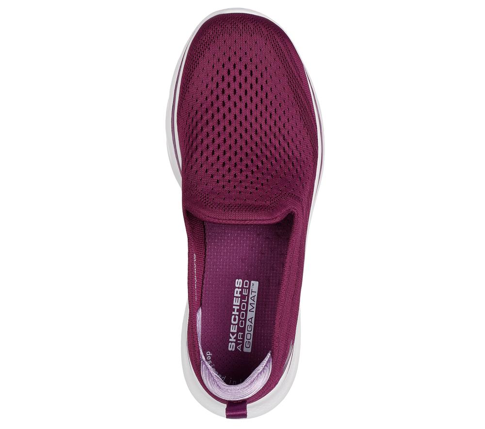 Women Skechers GO WALK 7 - Vina Sneakers Plum Purple  USA |  1784-ERUGZ