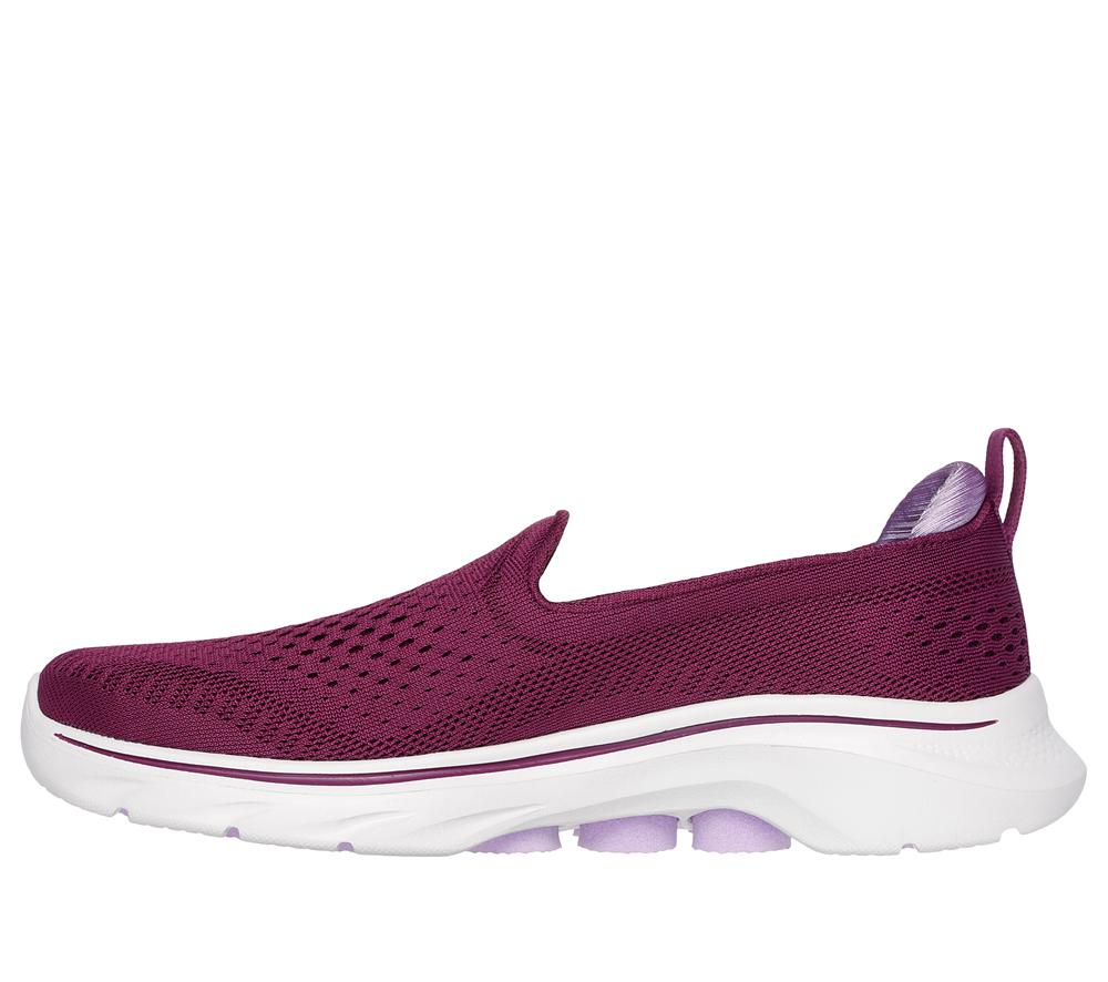 Women Skechers GO WALK 7 - Vina Sneakers Plum Purple  USA |  1784-ERUGZ