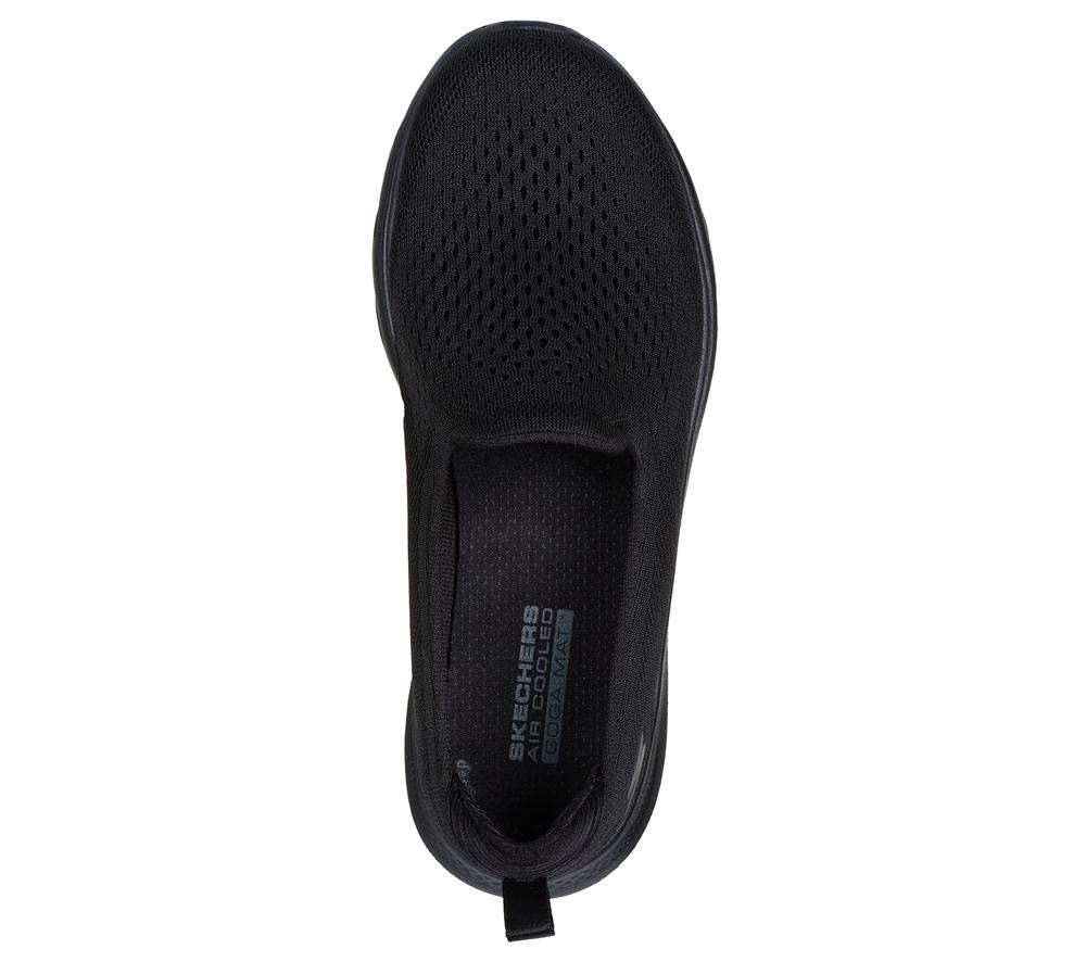 Women Skechers GO WALK 7 - Vina Sneakers Black  USA |  1865-YDBGT