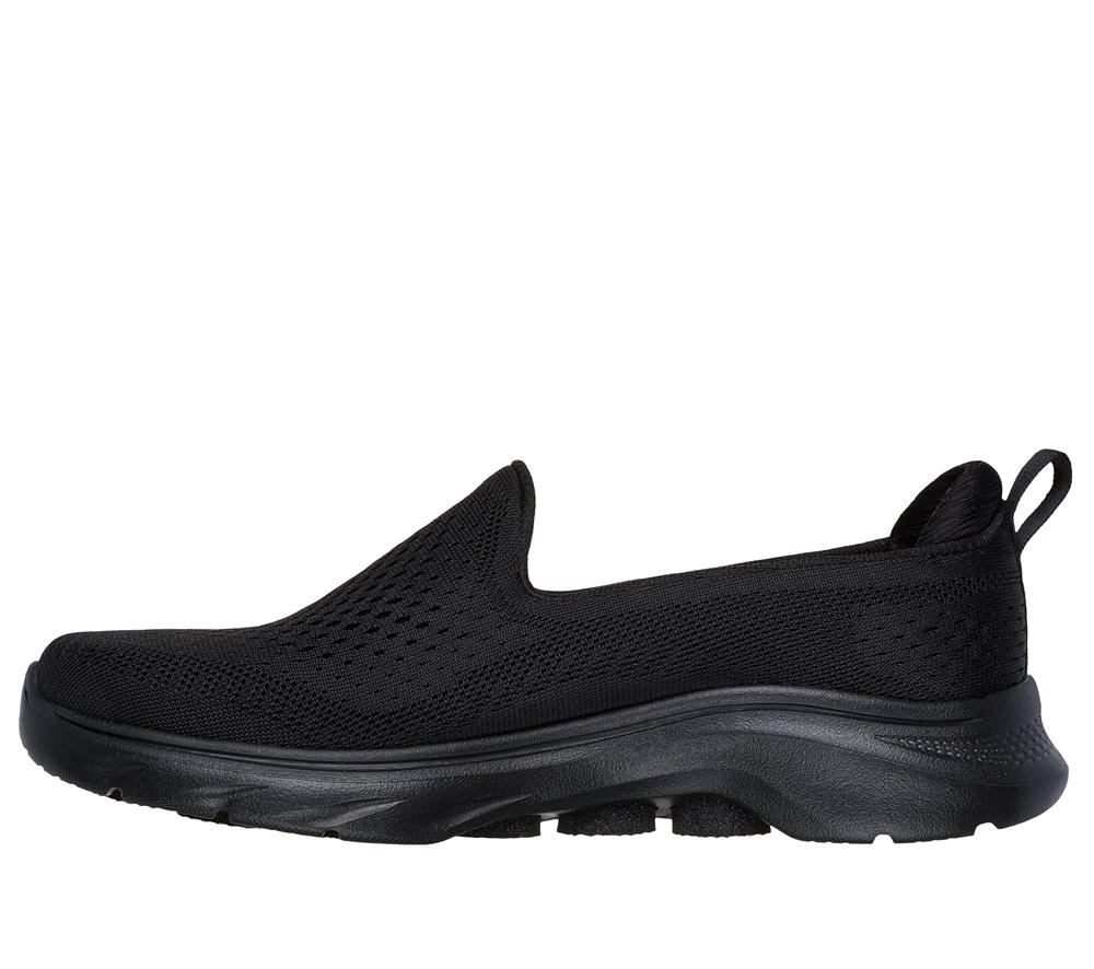 Women Skechers GO WALK 7 - Vina Sneakers Black  USA |  1865-YDBGT
