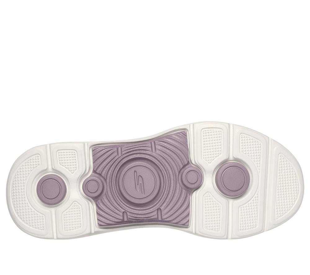 Women Skechers GO WALK Arch Fit 2.0 - Balin Lace Up Shoes Navy / Lavender  USA |  5081-JWRIV