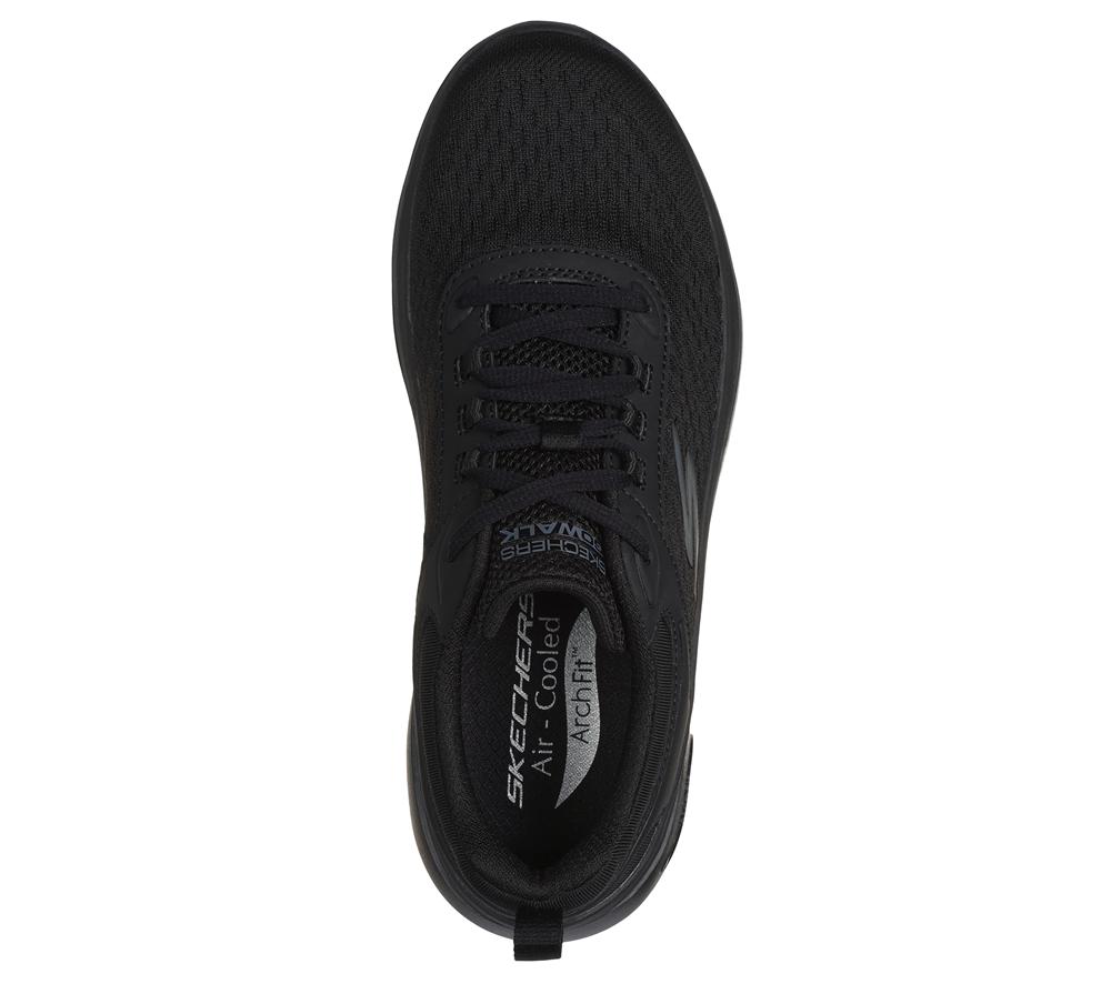 Women Skechers GO WALK Arch Fit 2.0 - Balin Sneakers Black  USA |  6019-DTRYU