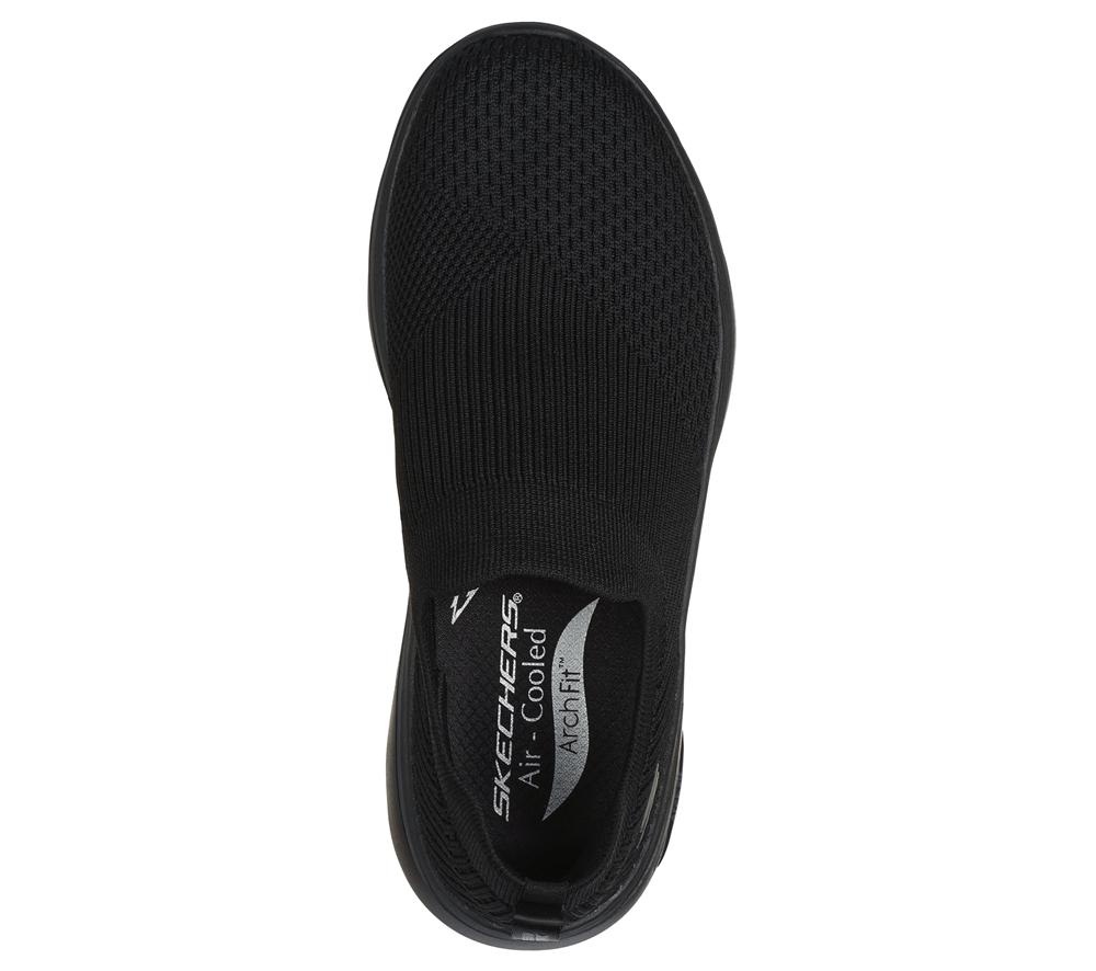 Women Skechers GO WALK Arch Fit 2.0 - Paityn Slip On Shoes Black  USA |  2698-GXYIZ