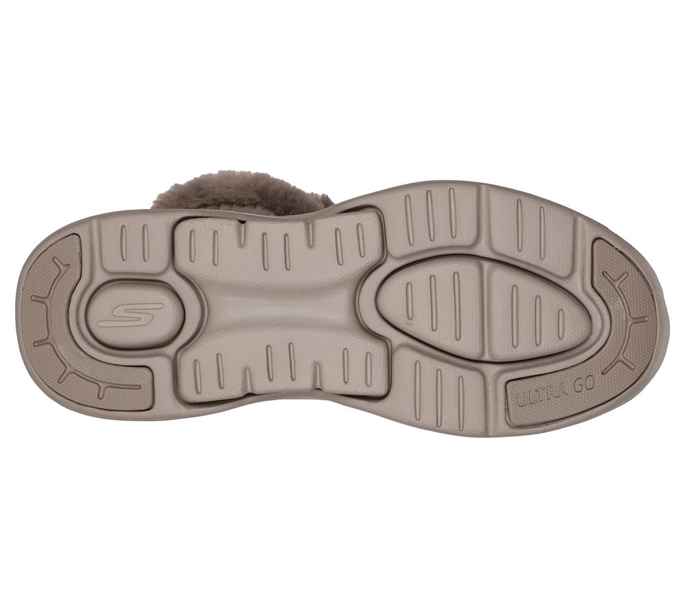 Women Skechers GO WALK Arch Fit - True Embrace Boots Dark Taupe  USA |  5372-PQWHS