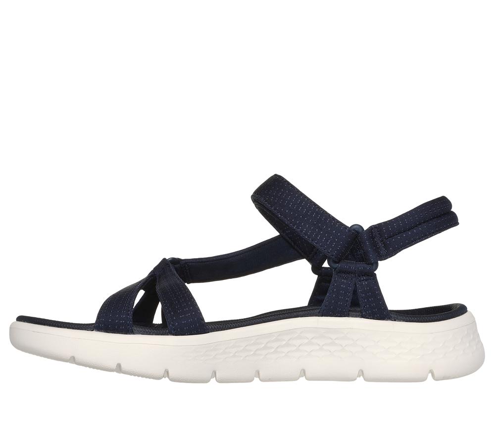 Women Skechers GO WALK Flex Sandal - Sublime Sandals Navy  USA |  9256-PLYMT