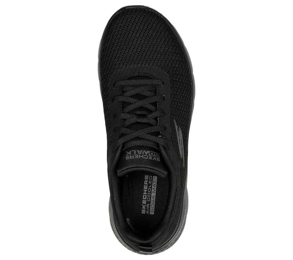 Women Skechers GO WALK Flex - Alani Lace Up Shoes Black  USA |  3291-YRUCV