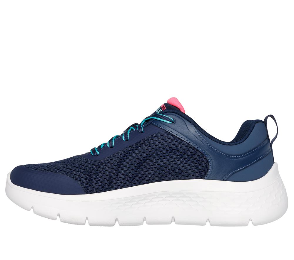 Women Skechers GO WALK Flex - Caley Sneakers Navy / Coral  USA |  4058-RZSIC