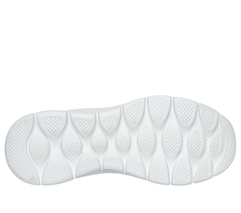 Women Skechers GO WALK Flex - Kali Lace Up Shoes White / Coral  USA |  3892-PQHJL