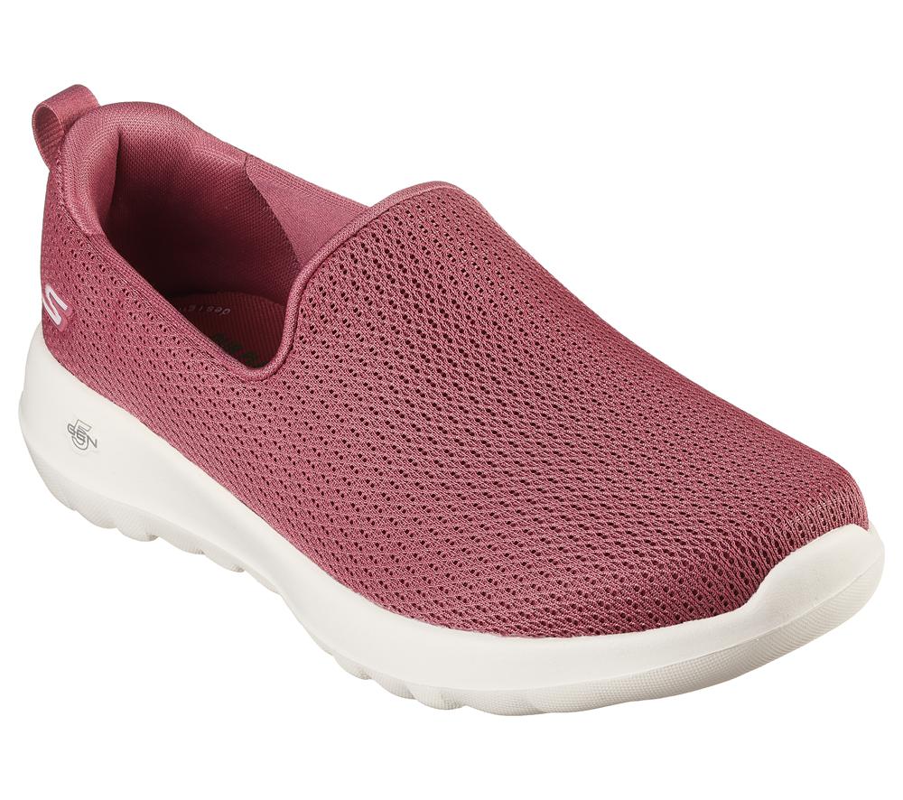 Women Skechers GO WALK Joy - Aurora Slip On Shoes Mauve Purple  USA |  1748-CFZND