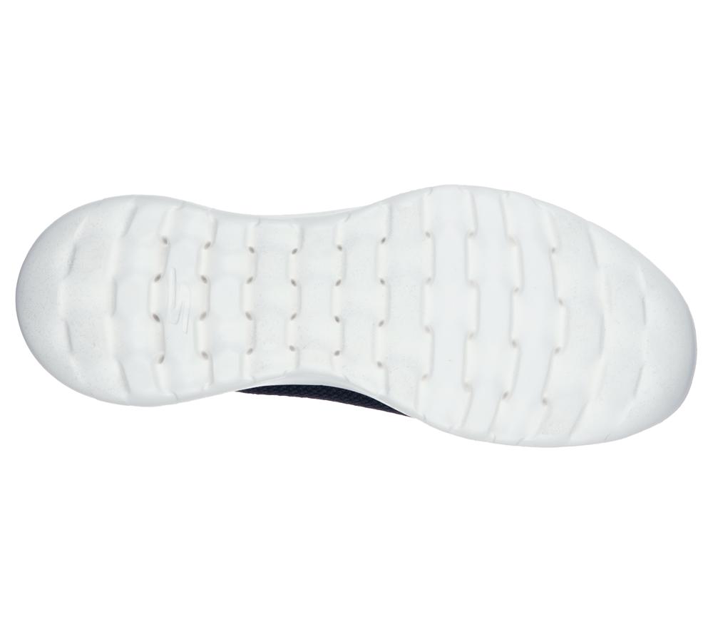 Women Skechers GO WALK Joy - Sensational Day Slip On Shoes Black / White  USA |  3916-YSBKC