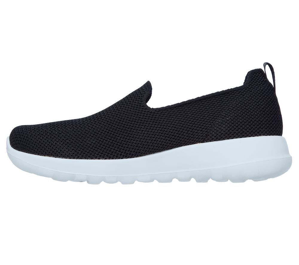 Women Skechers GO WALK Joy - Sensational Day Slip On Shoes Black / White  USA |  3916-YSBKC