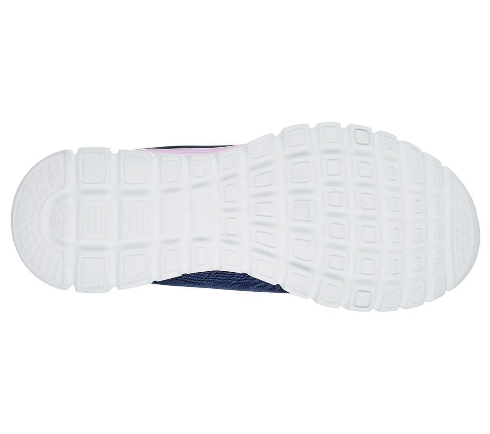 Women Skechers Graceful - Get Connected Lace Up Shoes Navy / Pink  USA |  0274-FMYHG