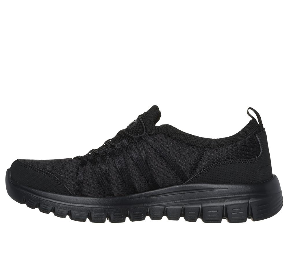 Women Skechers Graceful - Soft Soul Sneakers Black  USA |  6358-JQZXD