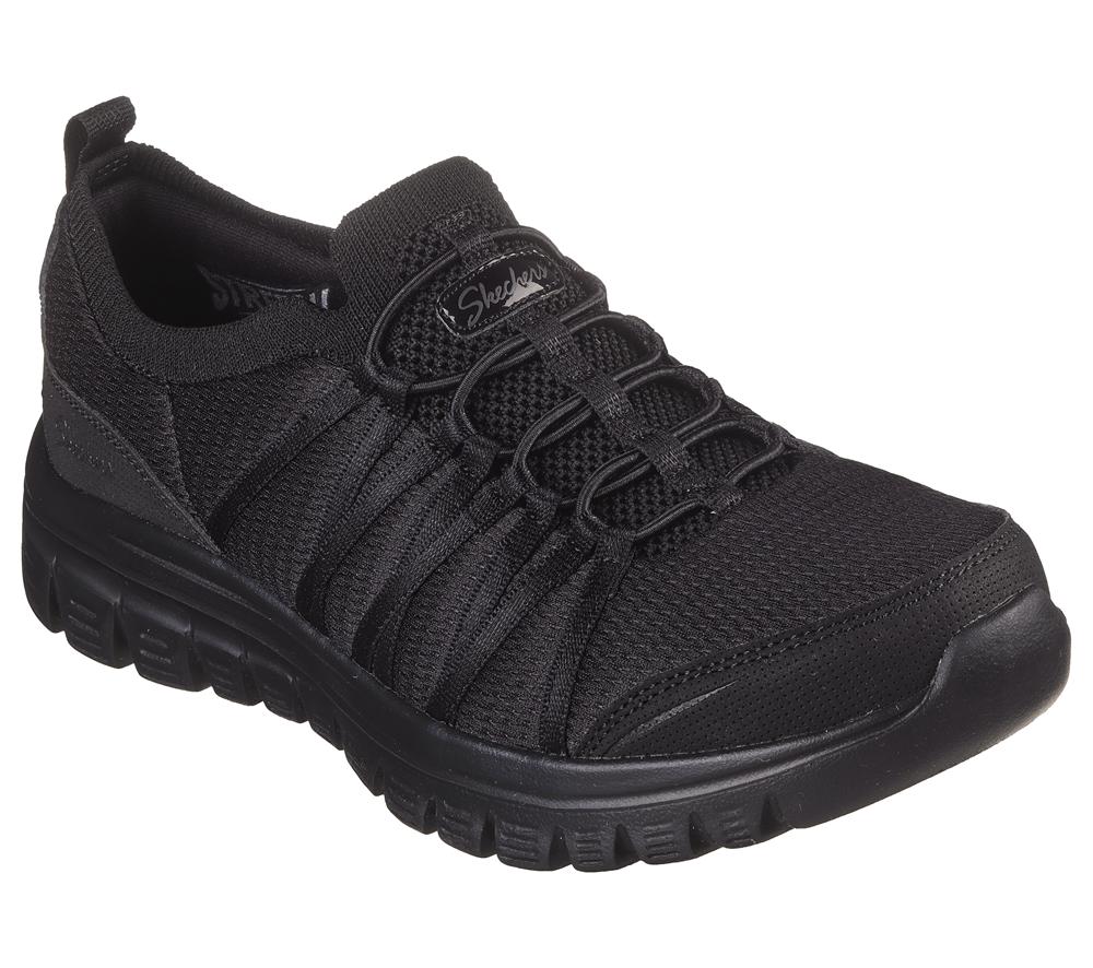 Women Skechers Graceful - Soft Soul Sneakers Black  USA |  6358-JQZXD