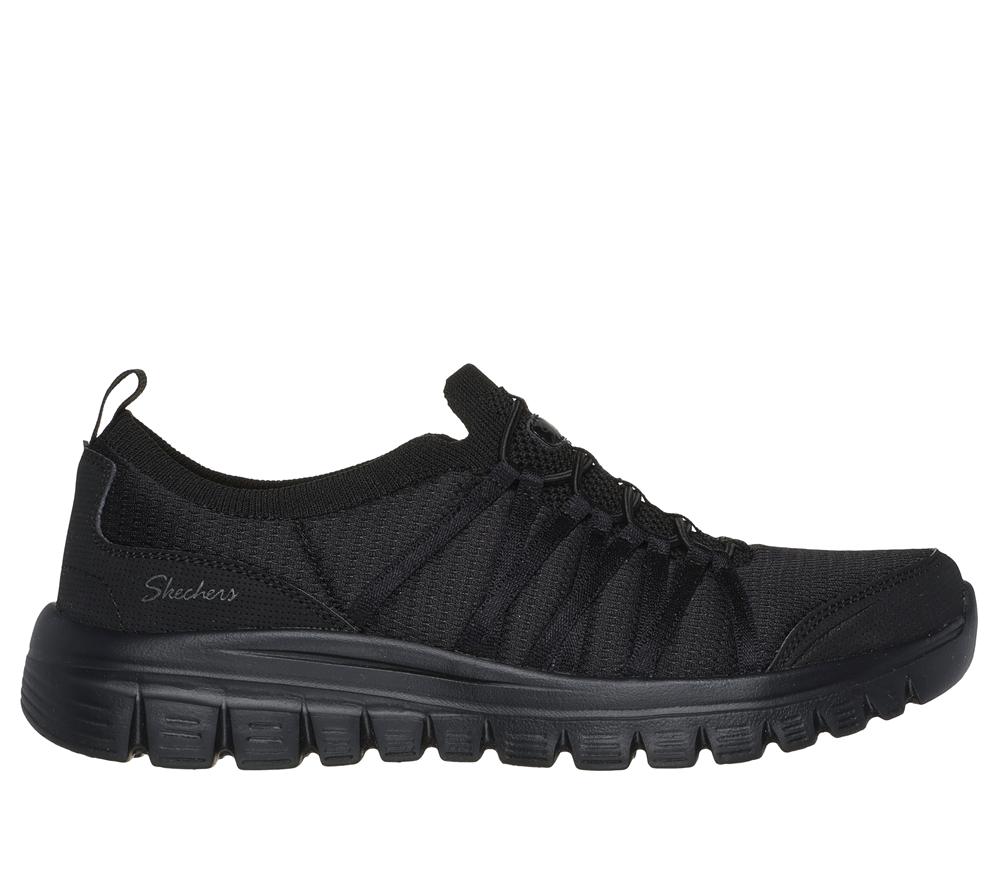 Women Skechers Graceful - Soft Soul Sneakers Black  USA |  6358-JQZXD