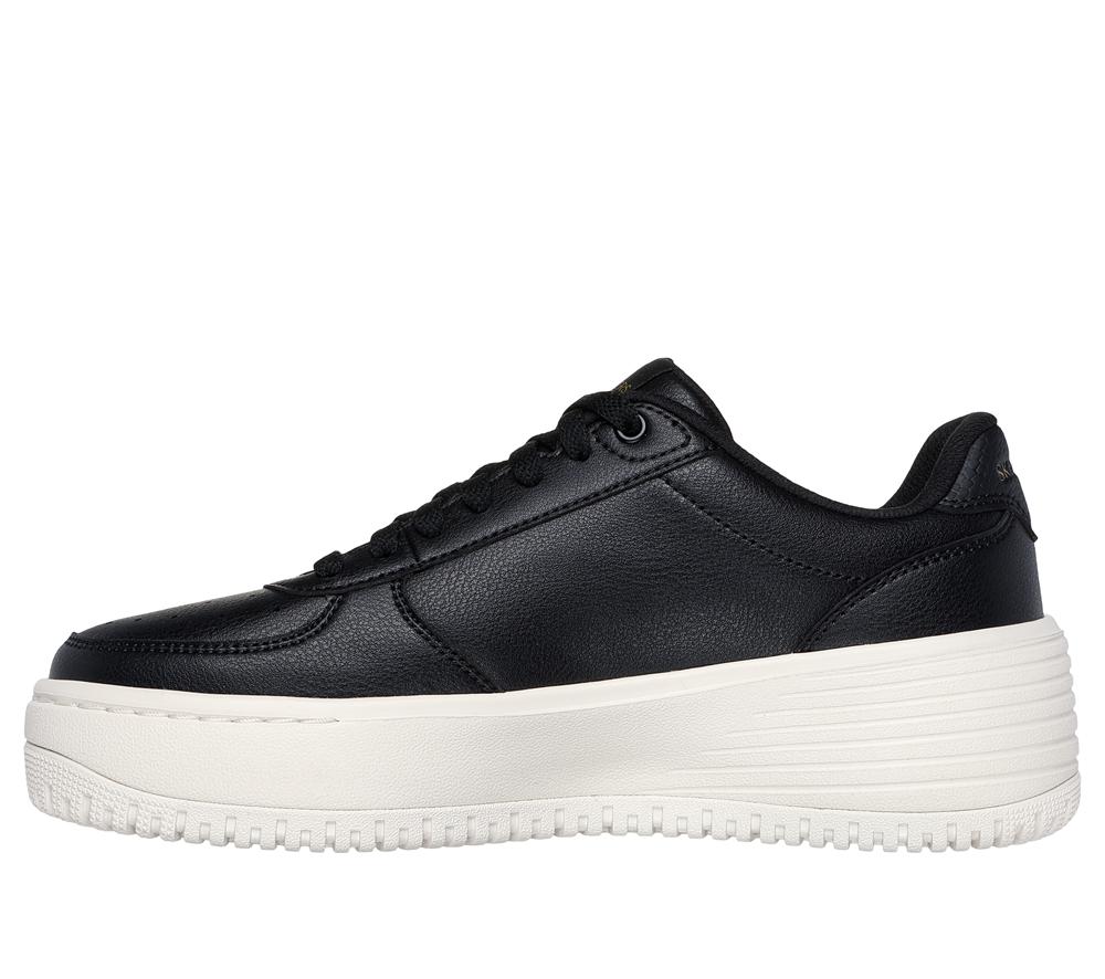 Women Skechers Grand 92 - Be Lifted Lace Up Shoes Black  USA |  7190-QRIWJ
