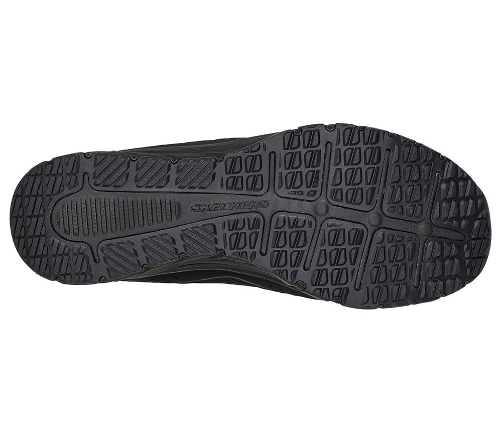 Women Skechers Gratis Sport Slip On Shoes Black  USA |  4289-DQTMR
