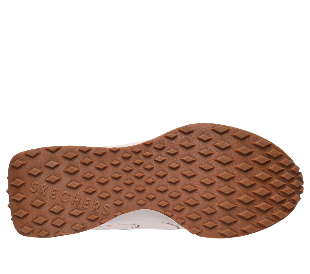 Women Skechers Gusto Lace Up Shoes Off White  USA |  7156-ZKICL