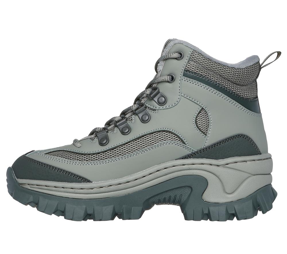 Women Skechers Hi Ryze - D'Liteful Vibes Boots Olive  USA |  4926-EZHSI